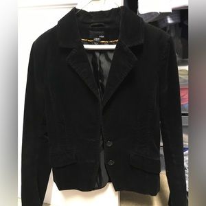 Black corduroy blazer